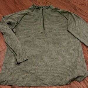 Green Metal Vent Tech Quarterzip